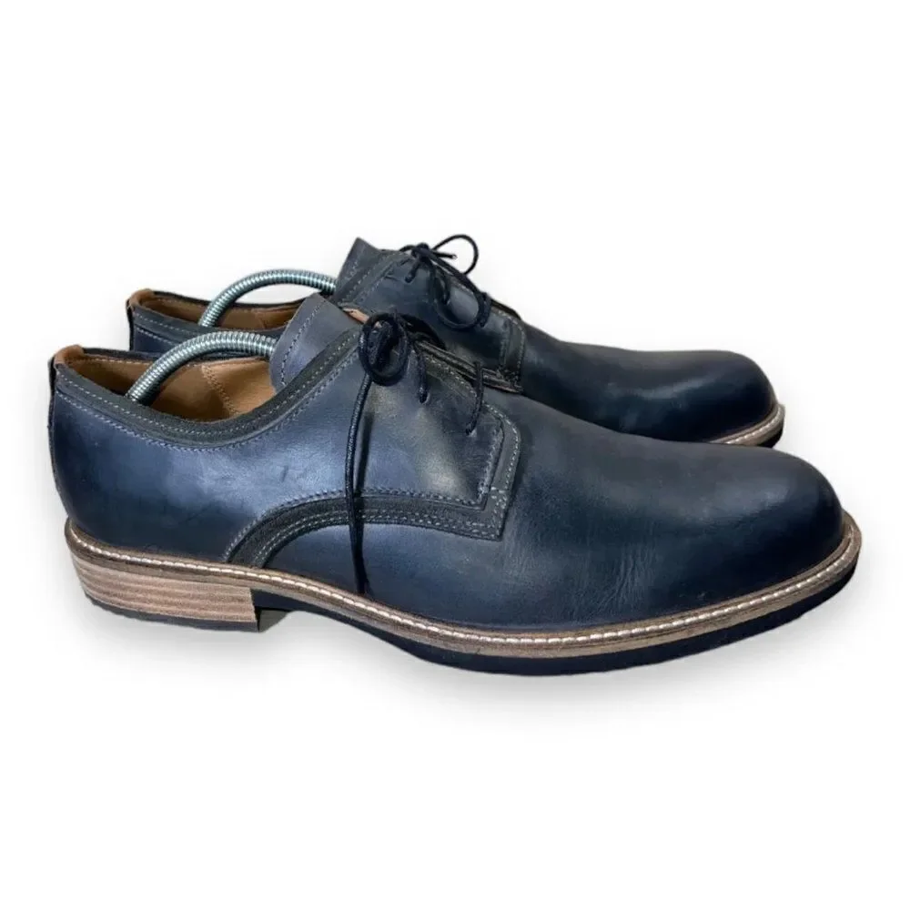 Ecco‎ Kenton Derby Tie Black Leather Oxfords Men's 13.5